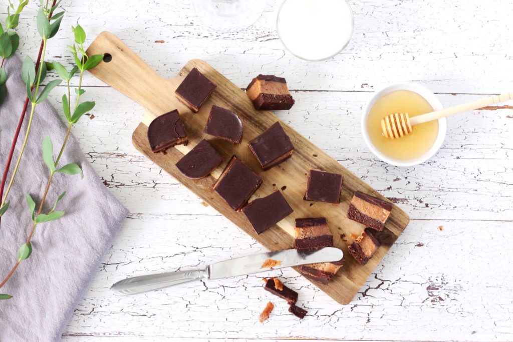 Suikervrije chocolade karamel koeken Suikervrije chocolade karamel koeken