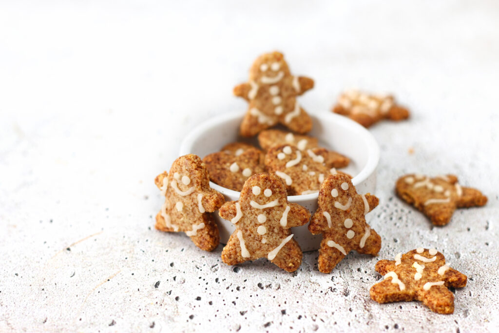 koolhydraatarme gingerbread mannetjes