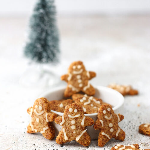 koolhydraatarme gingerbread mannetjes