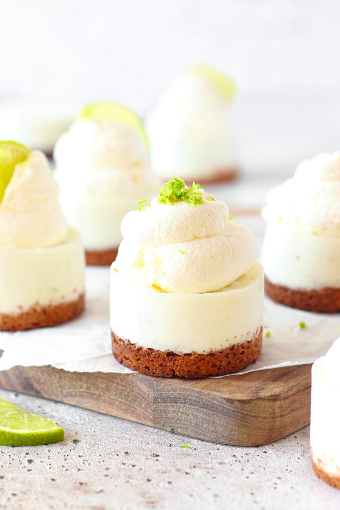 mini koolhydraatarme key lime pie