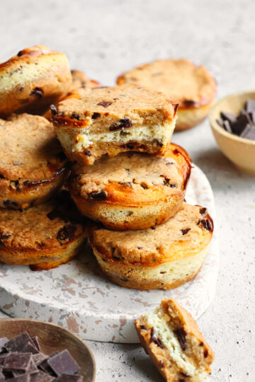 Suikervrije cookie dough cheesecake bites